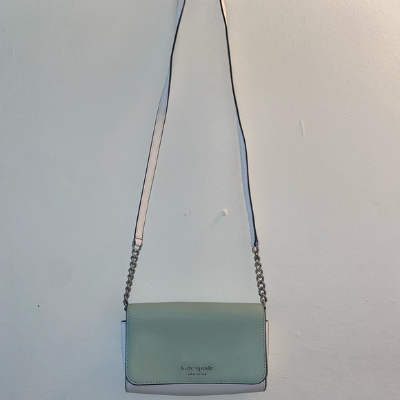 Kate spade seafoam green crossbody bag - Picture 3 of 9